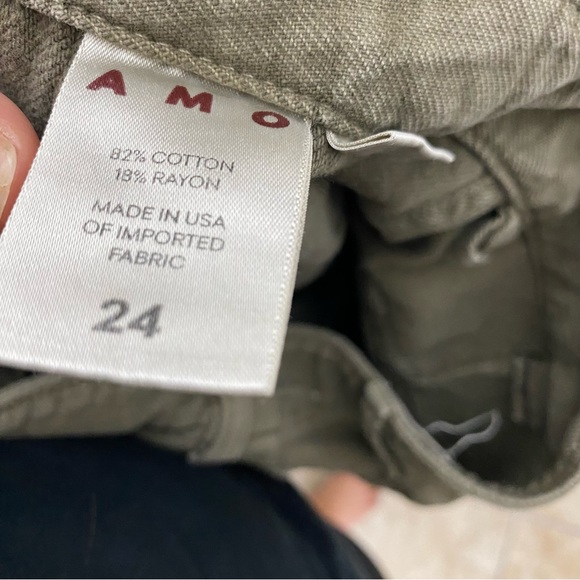 AMO Army Pant Gray Green size 24 - Picture 9 of 14